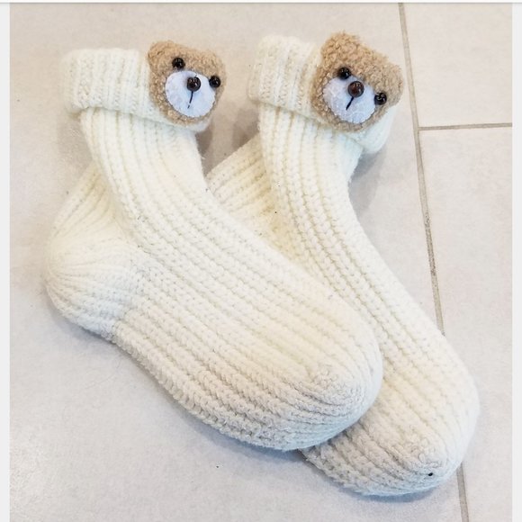 Other - Thick winter kids teddy bear socks